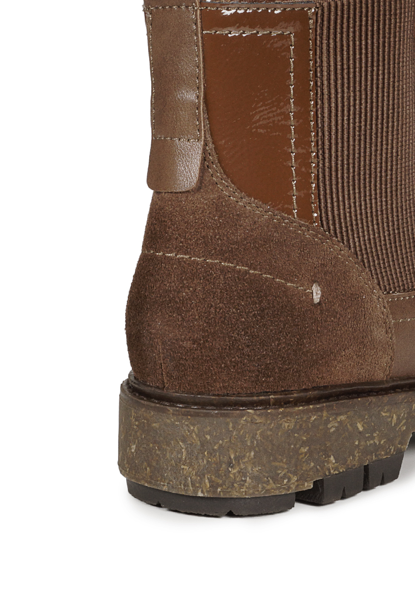 BOTIN CUERO ANYELINA CAFE - 4