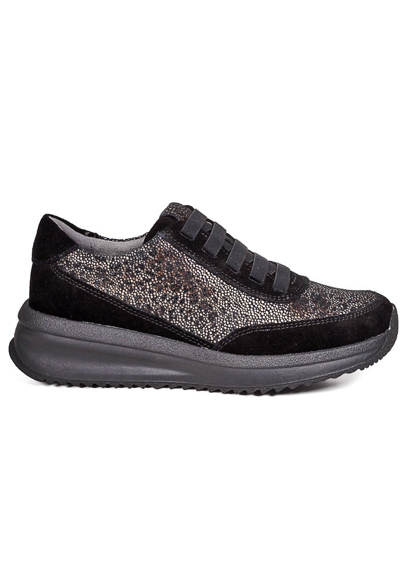 ZAPATILLA CUERO ANIELLA NEGRO - 1