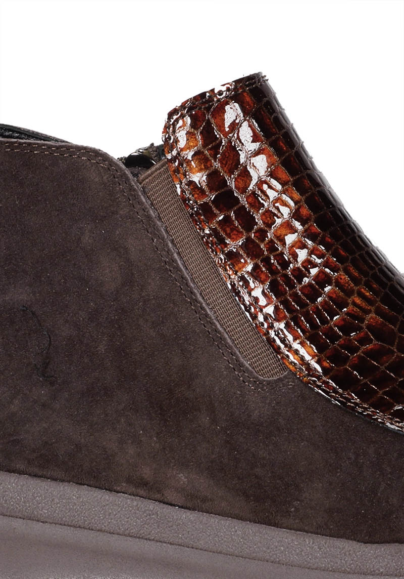 BOTIN CUERO CAKTA CAFE - 4