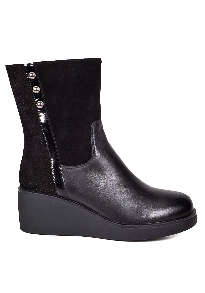 BOTA CUERO PRISMA NEGRO - 1