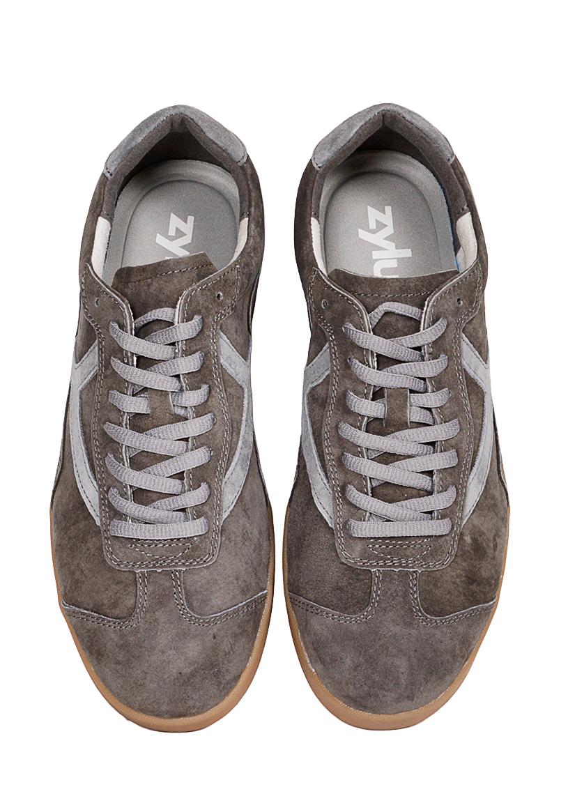 ZAPATILLA CUERO URBANA ALBERT GRIS - 3