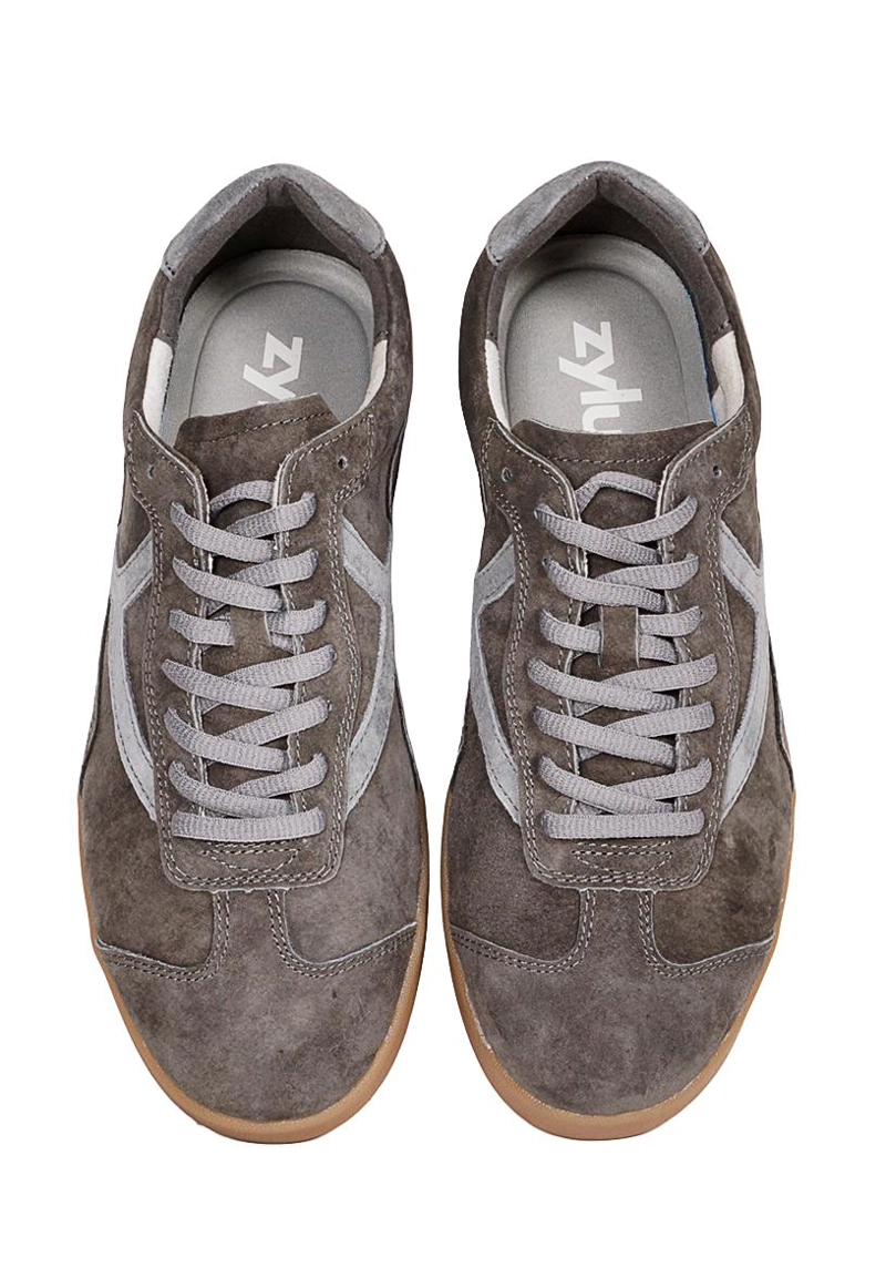 ZAPATILLA CUERO URBANA ALBERT GRIS - 3
