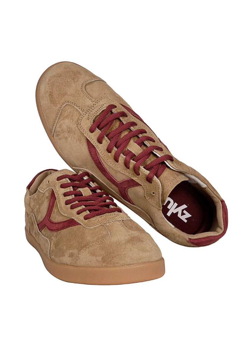 ZAPATILLA CUERO URBANA ALBERT CAMEL - 2