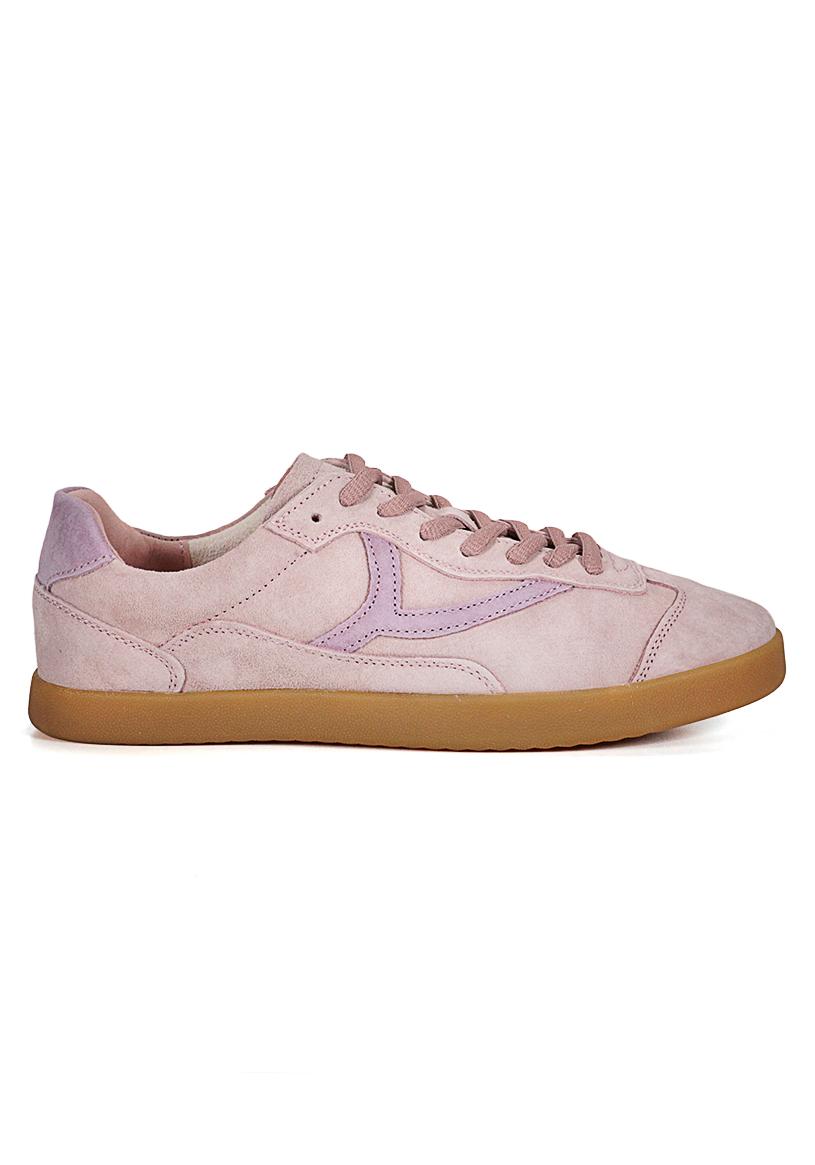 ZAPATILLA CUERO URBANA AMANDA ROSADO - 1