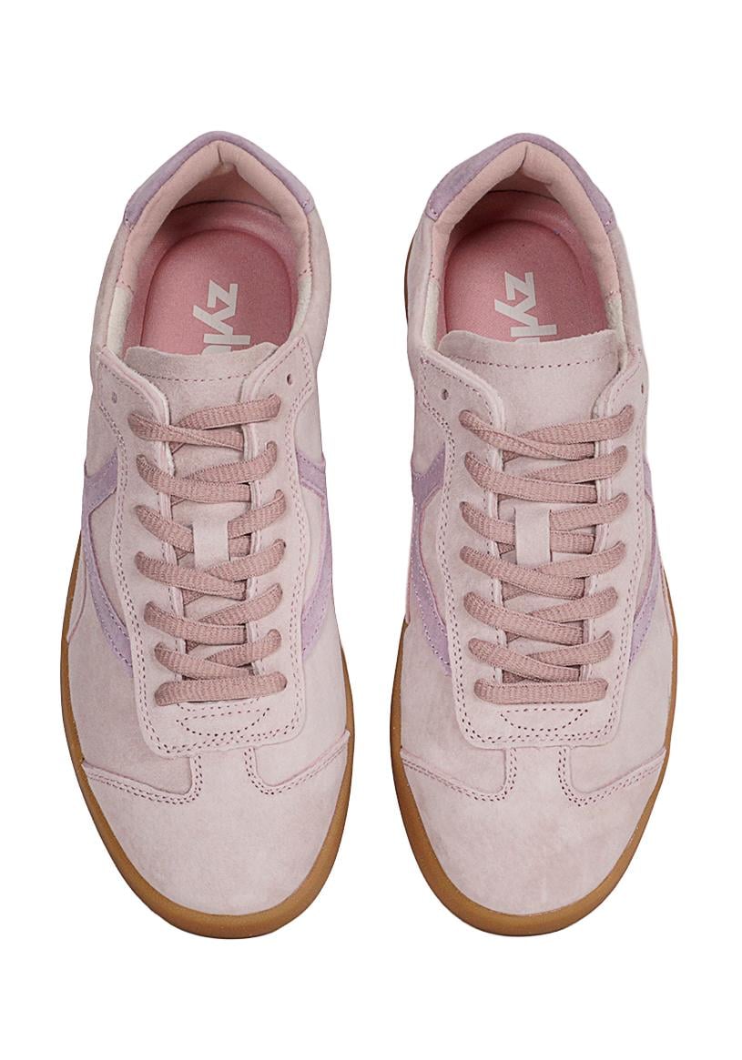 ZAPATILLA CUERO URBANA AMANDA ROSADO - 3