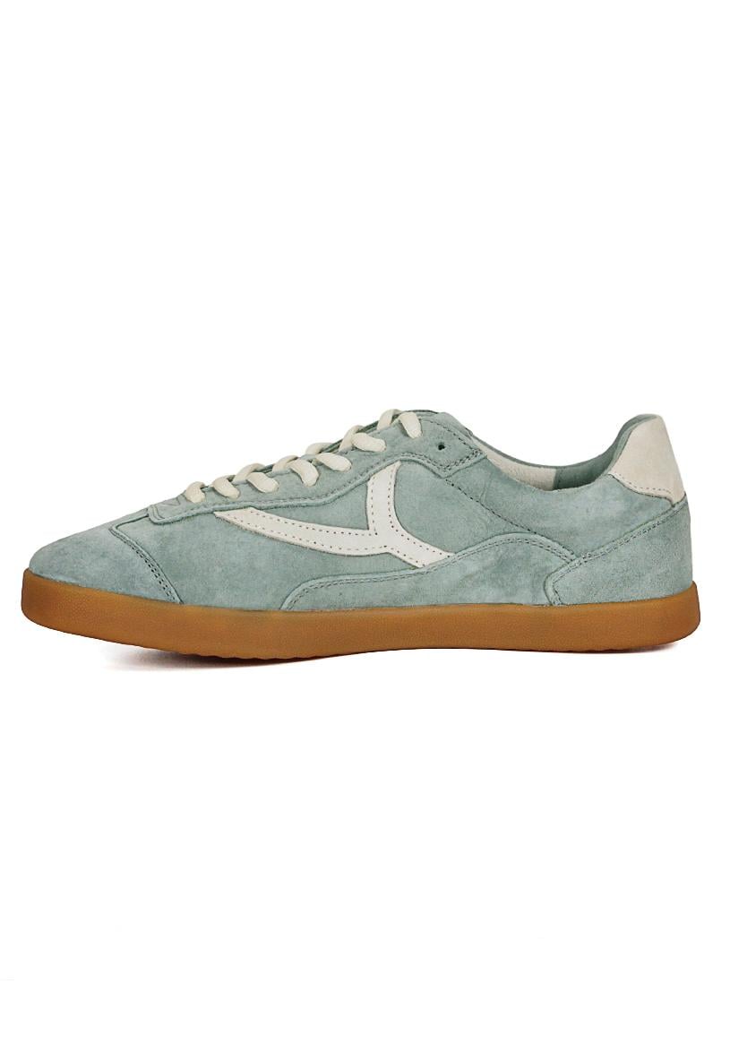 ZAPATILLA CUERO URBANA AMANDA VERDE - 5