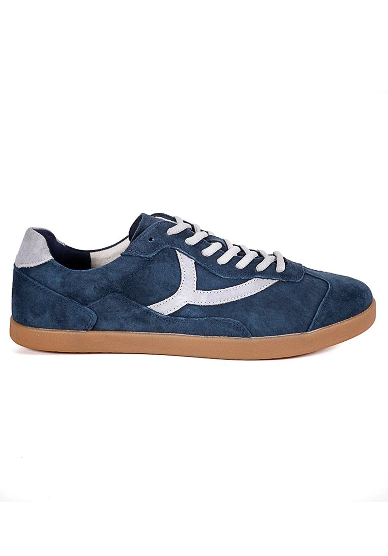 ZAPATILLA CUERO URBANA ALBERT AZUL - 1