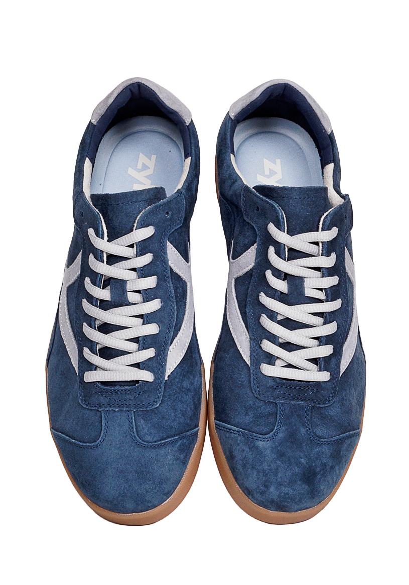 ZAPATILLA CUERO URBANA ALBERT AZUL - 3