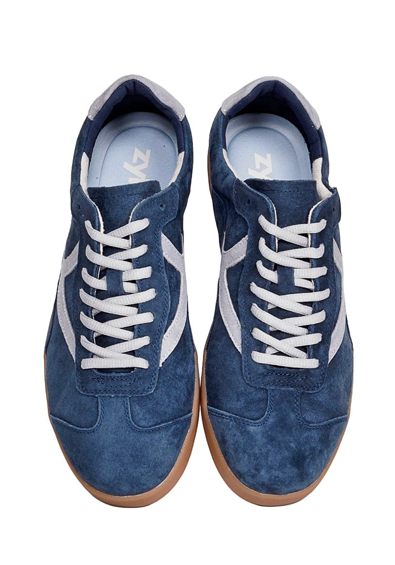ZAPATILLA CUERO URBANA ALBERT AZUL - 3