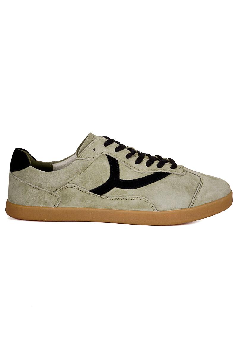 ZAPATILLA CUERO URBANA ALBERT KHAKI - 1