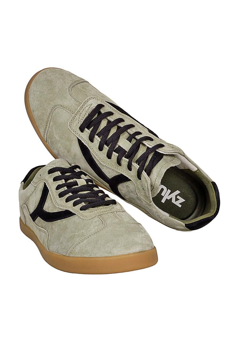 ZAPATILLA CUERO URBANA ALBERT KHAKI - 2