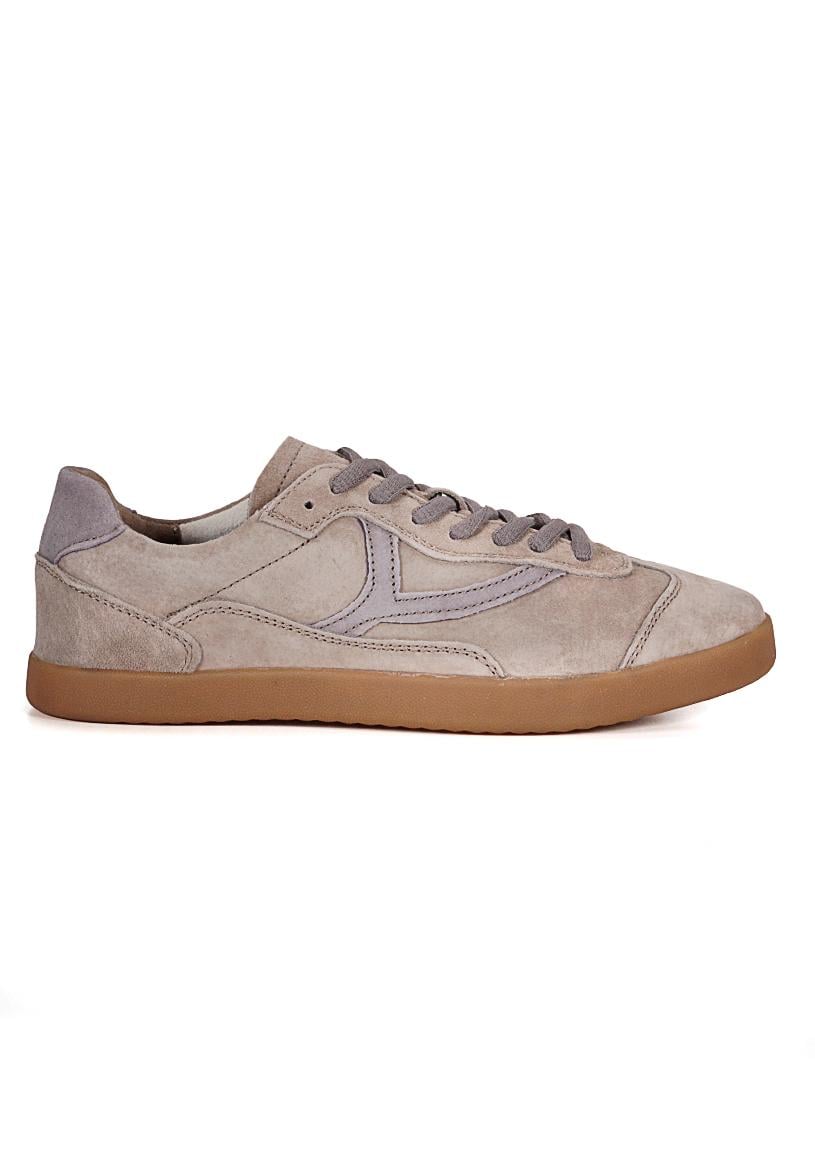 ZAPATILLA CUERO URBANA AMANDA BEIGE - 1