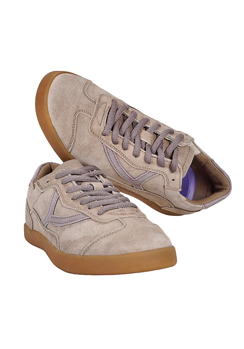 ZAPATILLA CUERO URBANA AMANDA BEIGE - 2