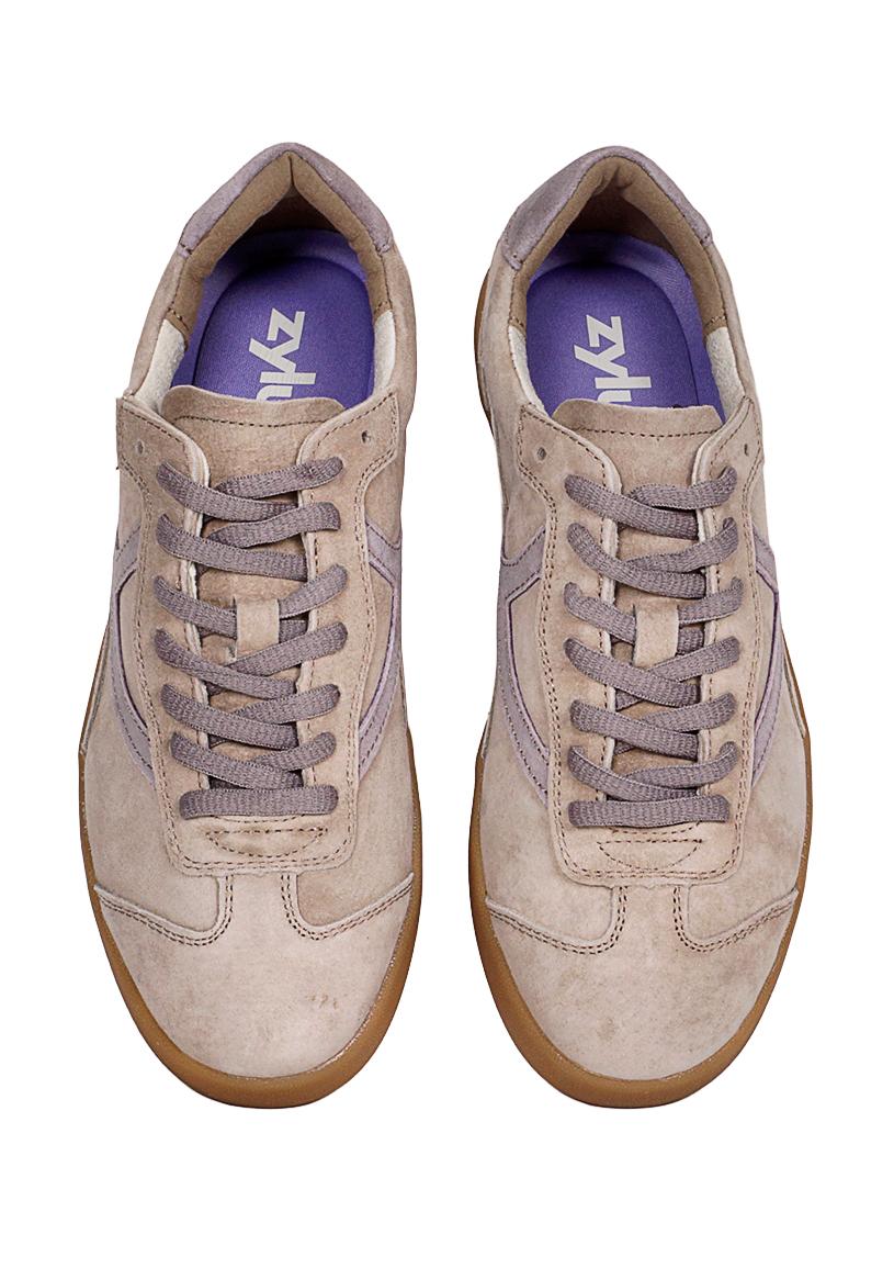ZAPATILLA CUERO URBANA AMANDA BEIGE - 3
