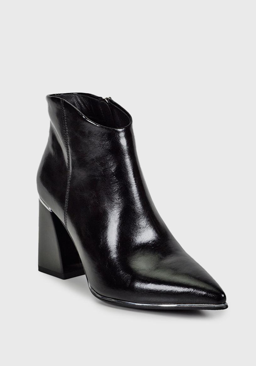 BOTIN CUERO DAYMAR NEGRO - 4