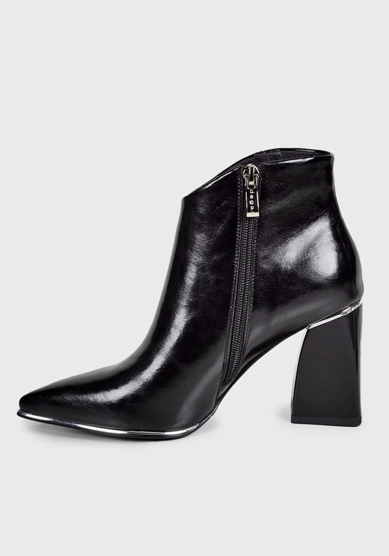 BOTIN CUERO DAYMAR NEGRO - 5