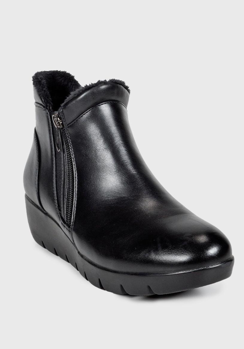 BOTIN MUJER LINORIA NEGRO - 4