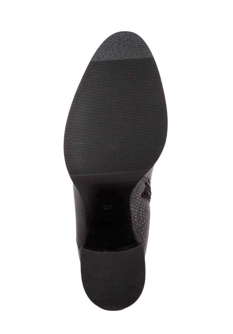 BOTIN CUERO FRANCYS NEGRO - 5