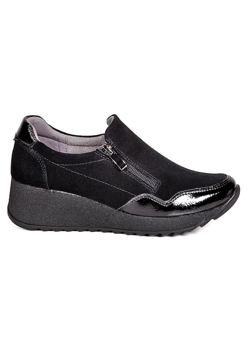 BOTIN CUERO CIARA NEGRO - 1