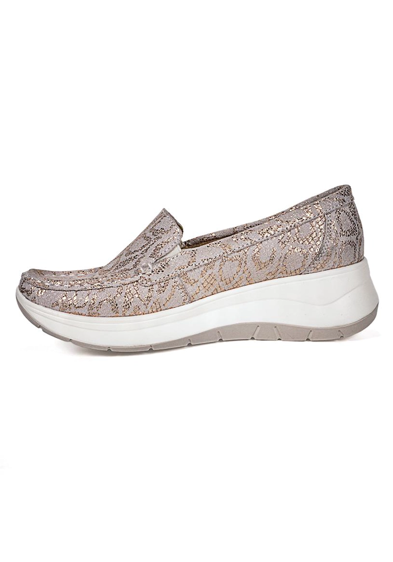 MOCASIN CUERO LAURA DORADO - 3