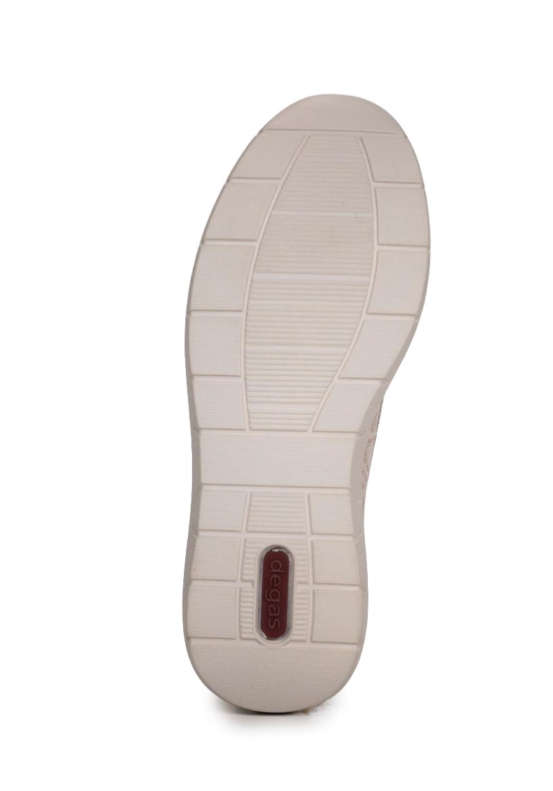 MOCASIN CUERO LAURA DORADO - 4