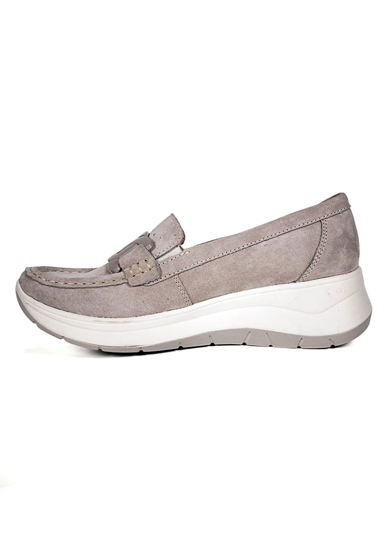 MOCASIN CUERO CECILIA BEIGE - 3