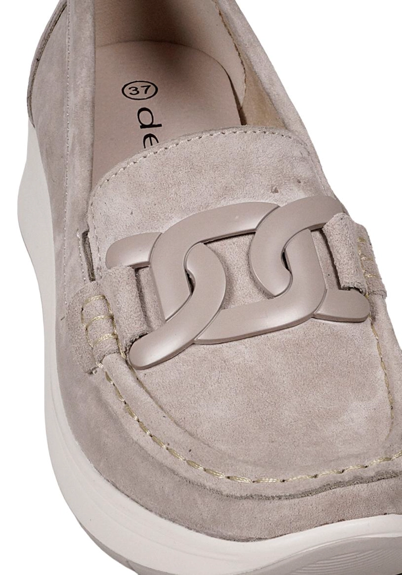 MOCASIN CUERO CECILIA BEIGE - 4