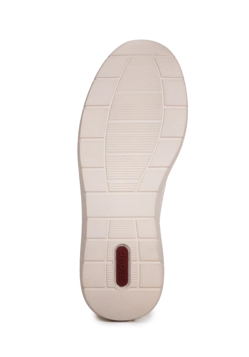 MOCASIN CUERO LAURA PLATEADO - 4