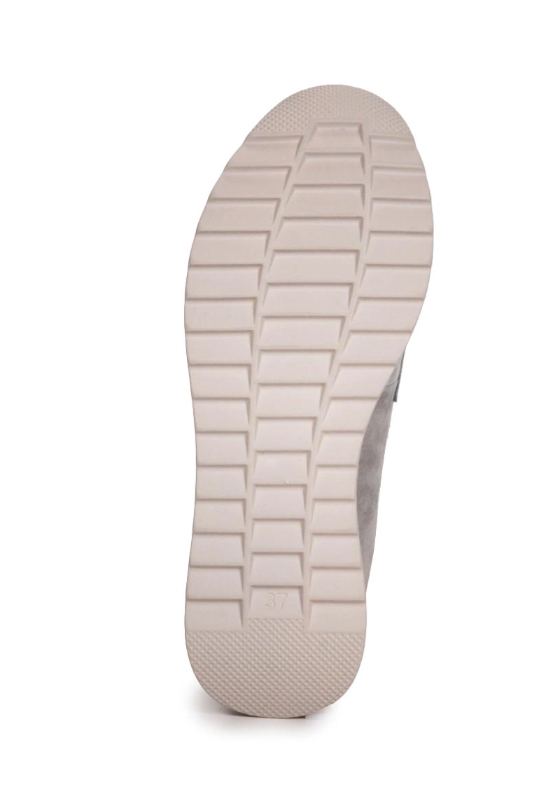 MOCASIN CUERO VIVIAN PLATEADO - 5