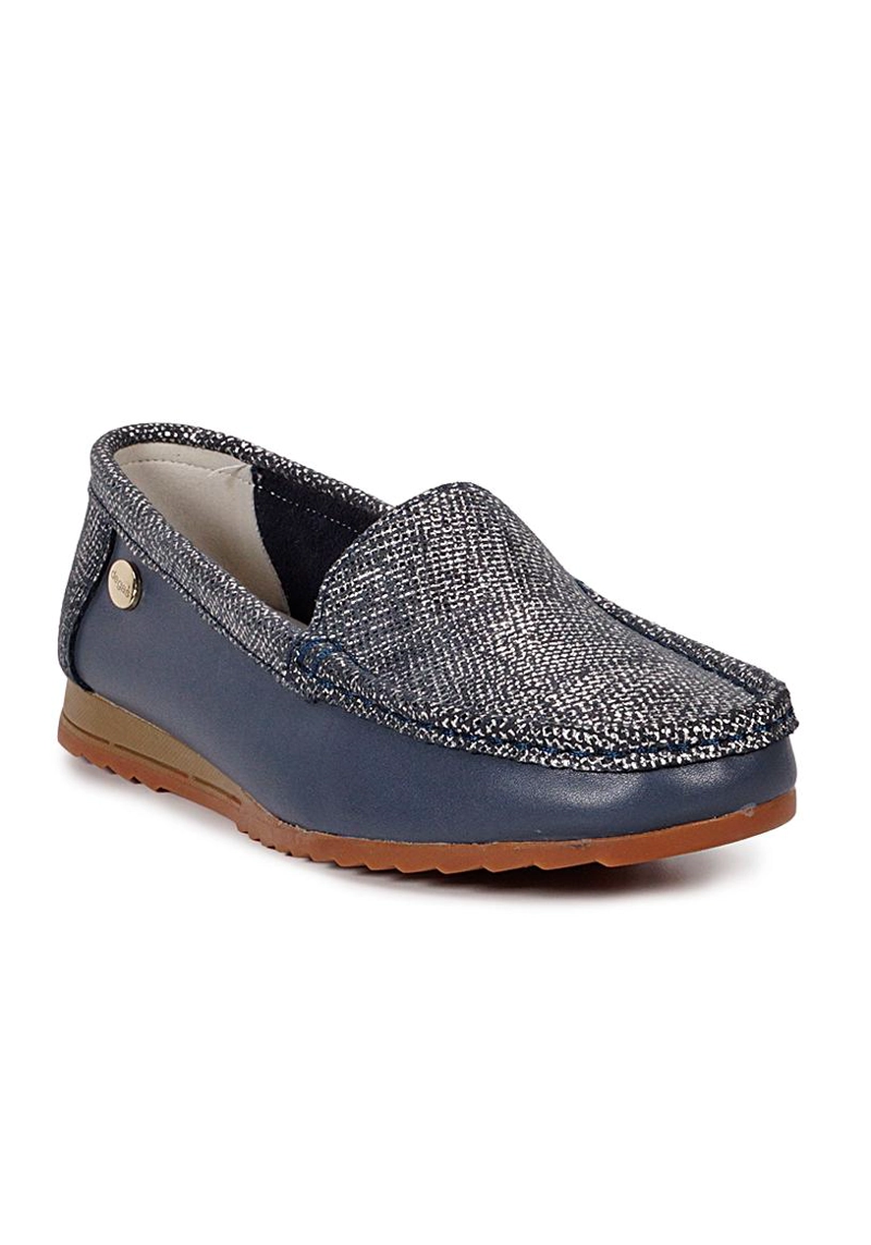 MOCASIN CUERO ETHEL AZUL - 2