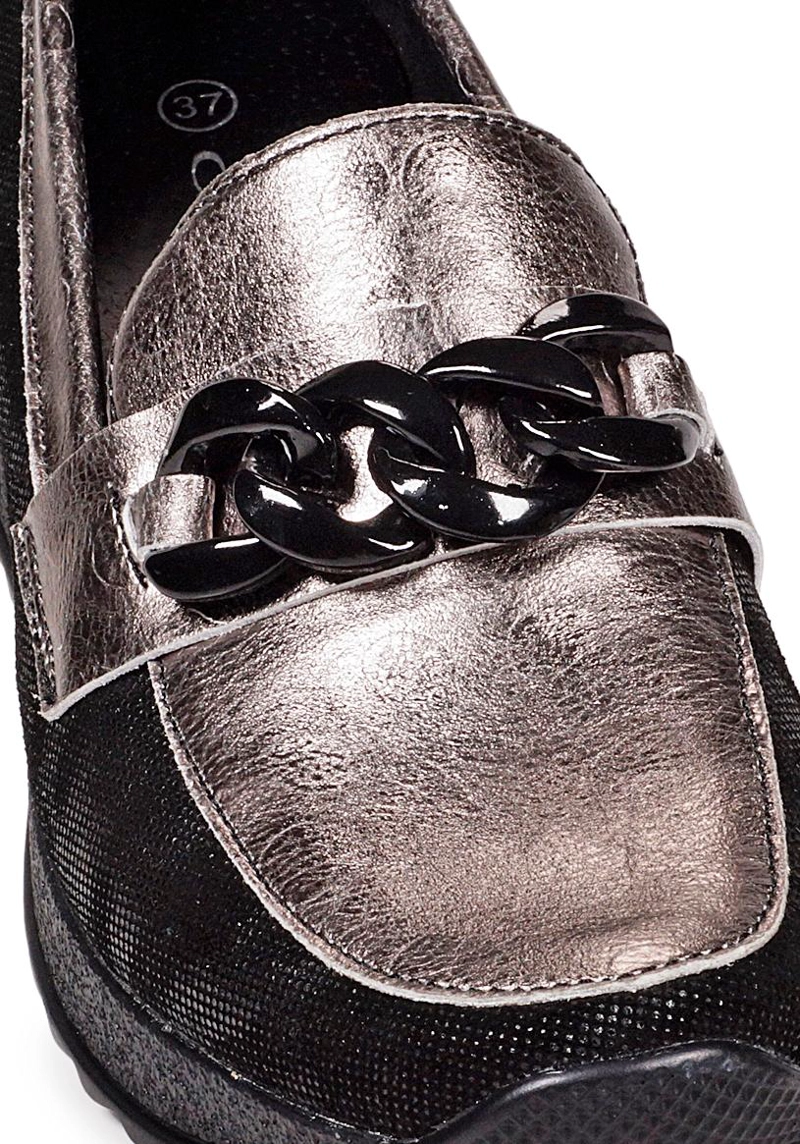 MOCASIN CUERO VIVIAN NEGRO - 4