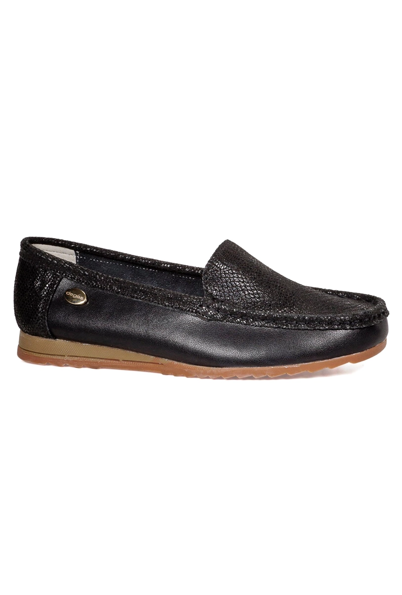 MOCASIN CUERO ETHEL NEGRO - 1
