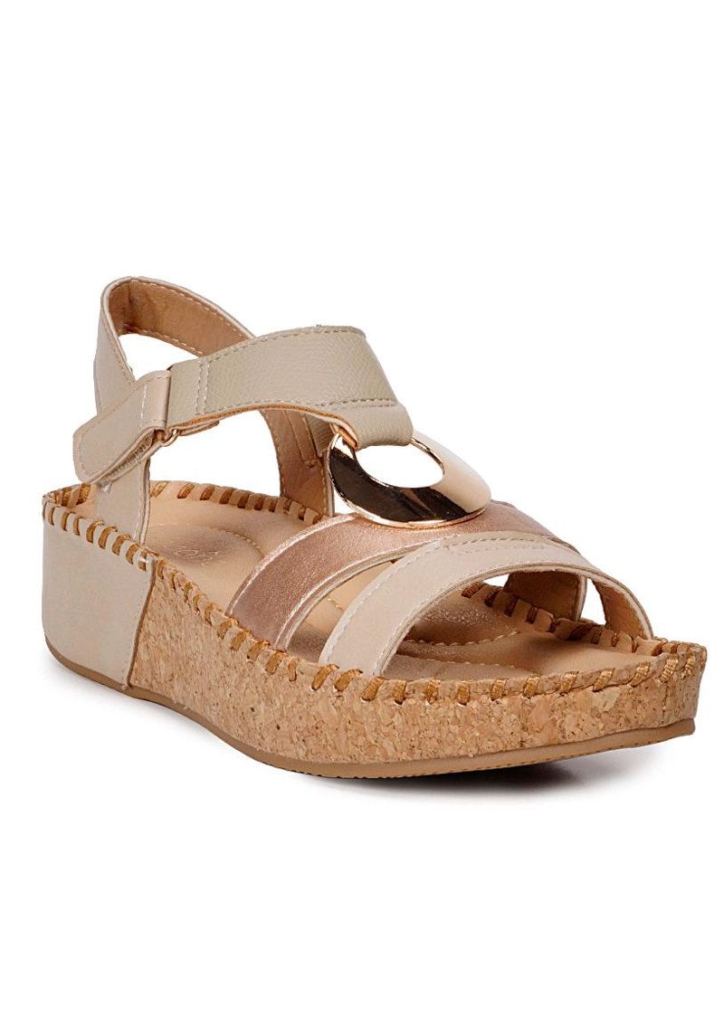 SANDALIA CUBATI BEIGE - 2