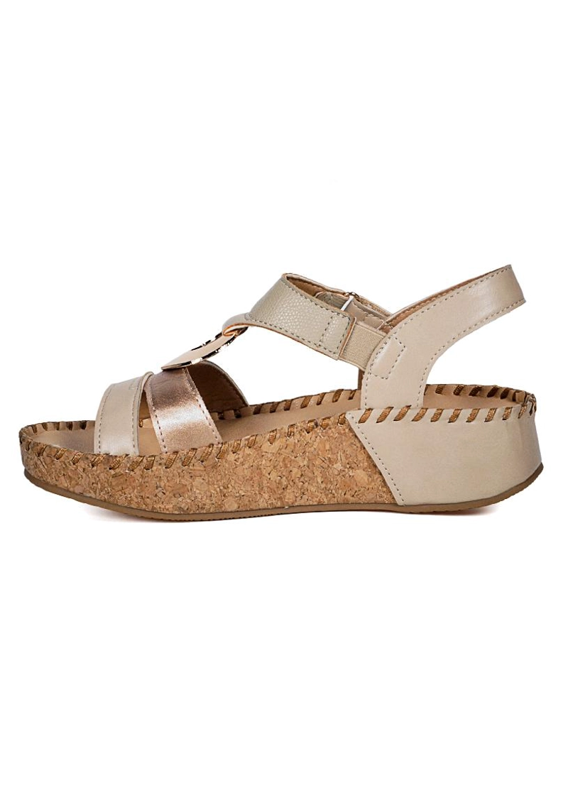 SANDALIA CUBATI BEIGE - 3