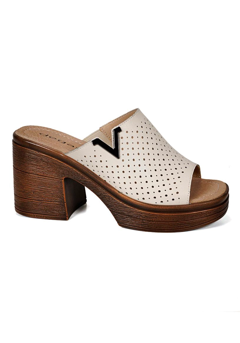 SANDALIA CUERO ARTIS BEIGE 36