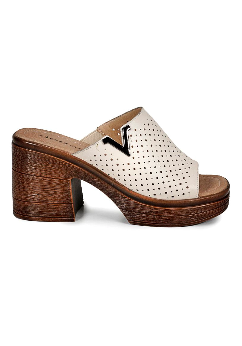 SANDALIA CUERO ARTIS BEIGE - 2