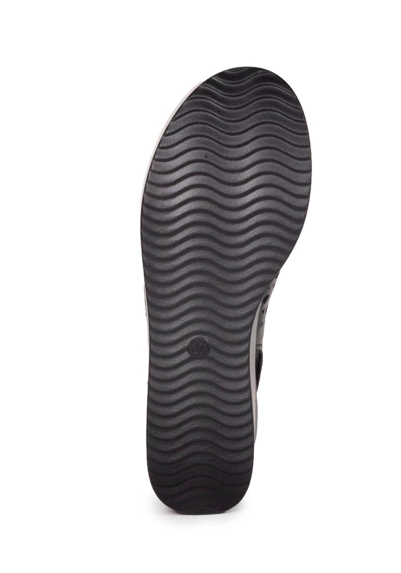 SANDALIA CUERO ANKARA NEGRO - 4