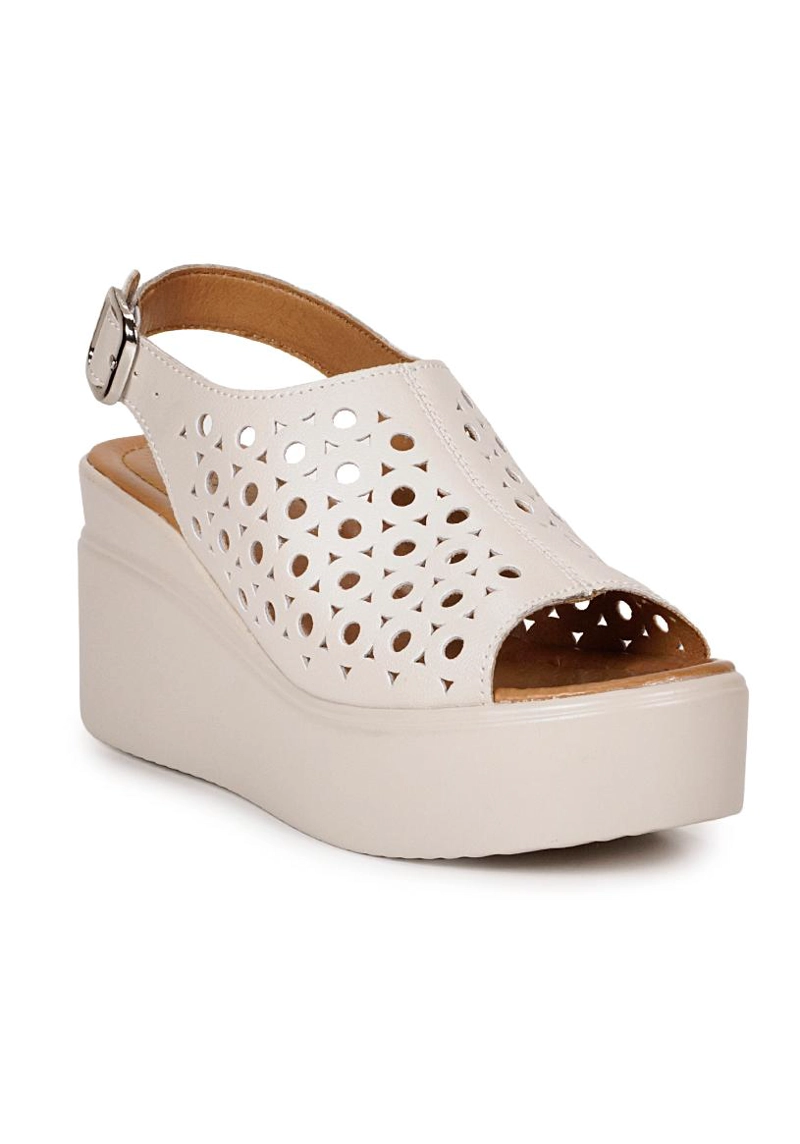 SANDALIA CUERO ANKARA BEIGE - 2