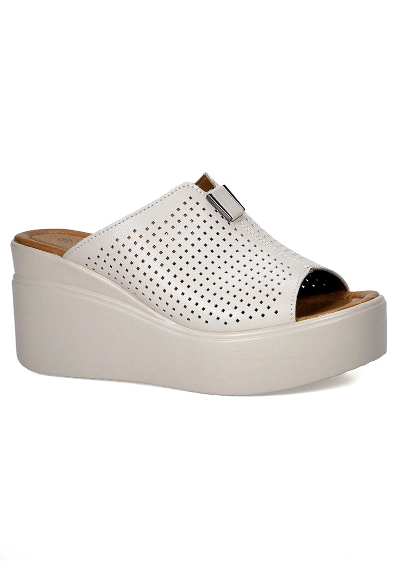 SANDALIA CUERO WANDA BEIGE 35