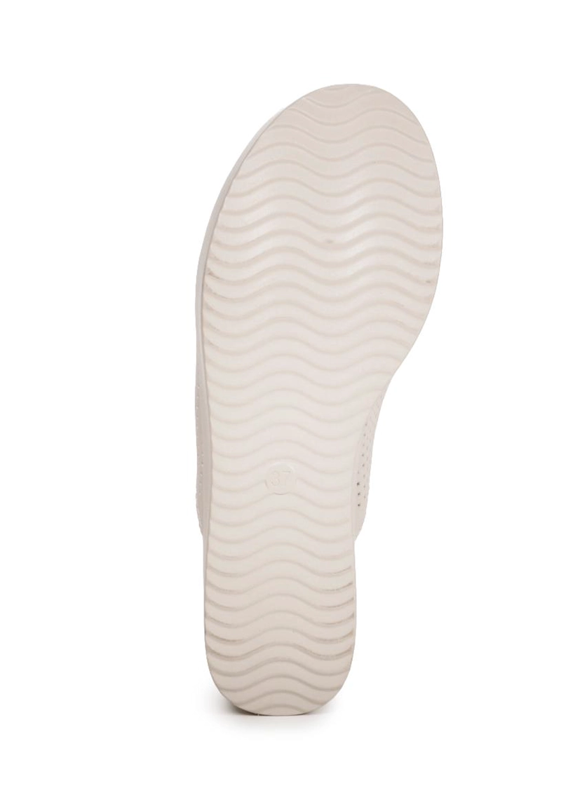 SANDALIA CUERO WANDA BEIGE - 4