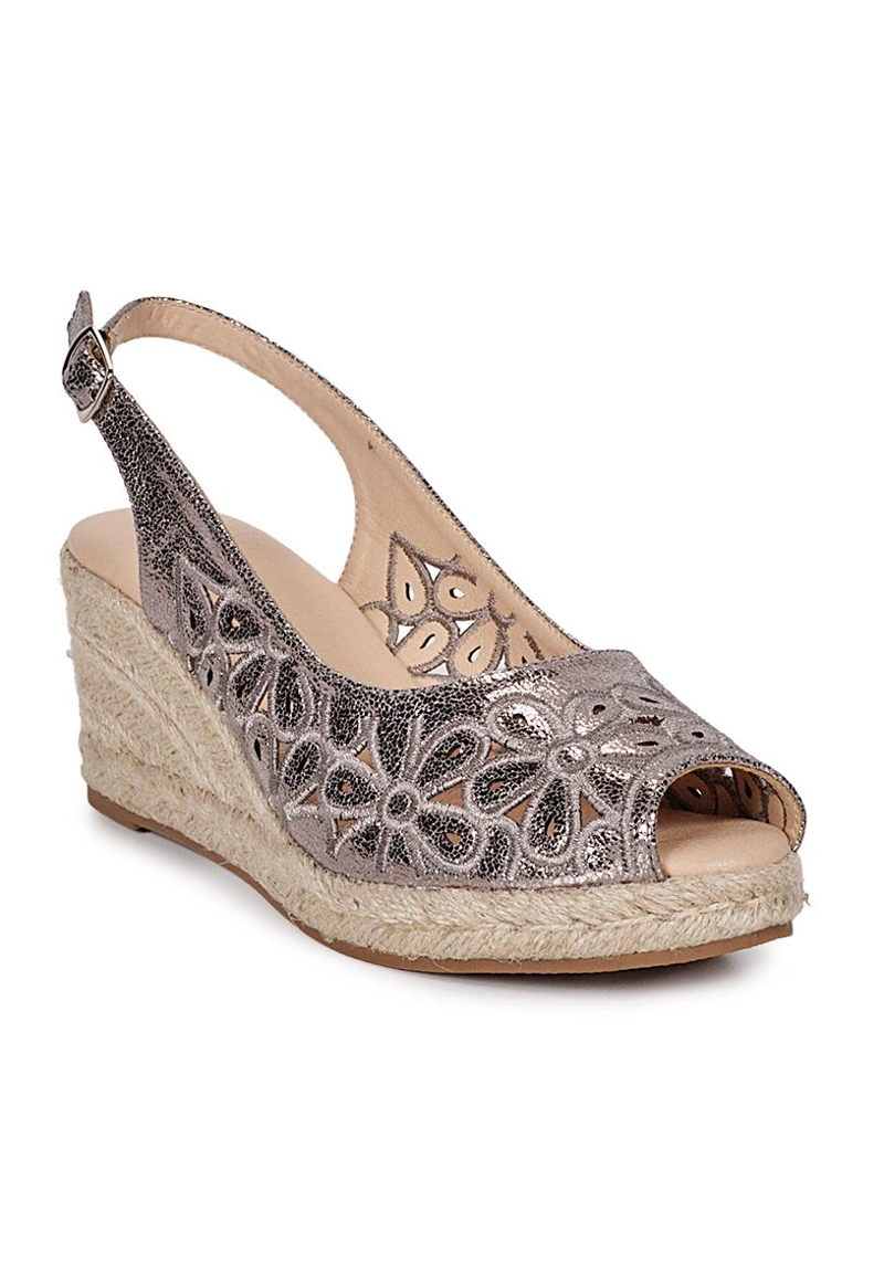 SANDALIA RONDA PLATEADO 39