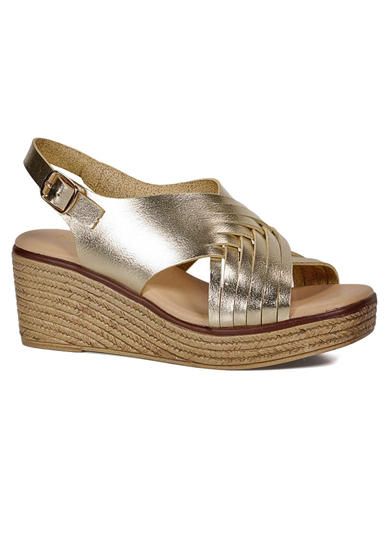 SANDALIA REGINA DORADO - 1