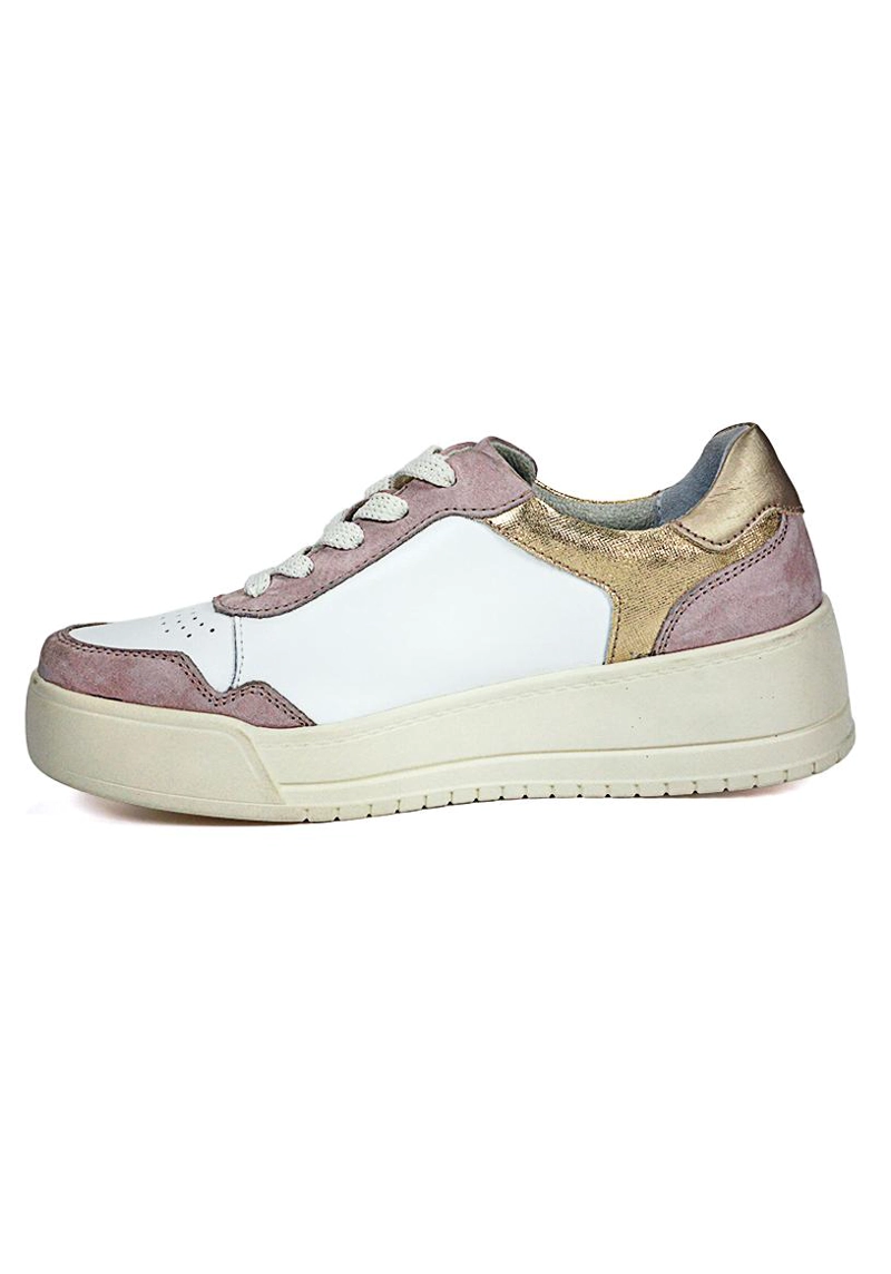 ZAPATILLA CUERO PANAMA BEIGE - 3
