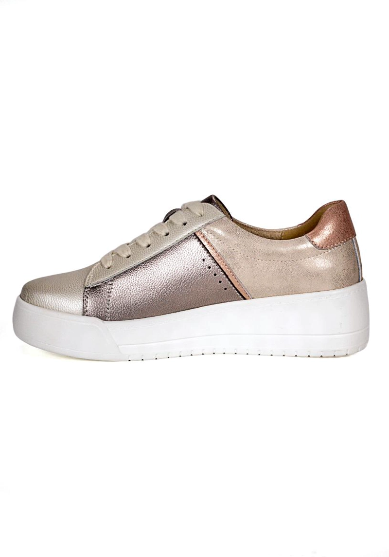 ZAPATILLA CUERO BORA BRONCE - 3