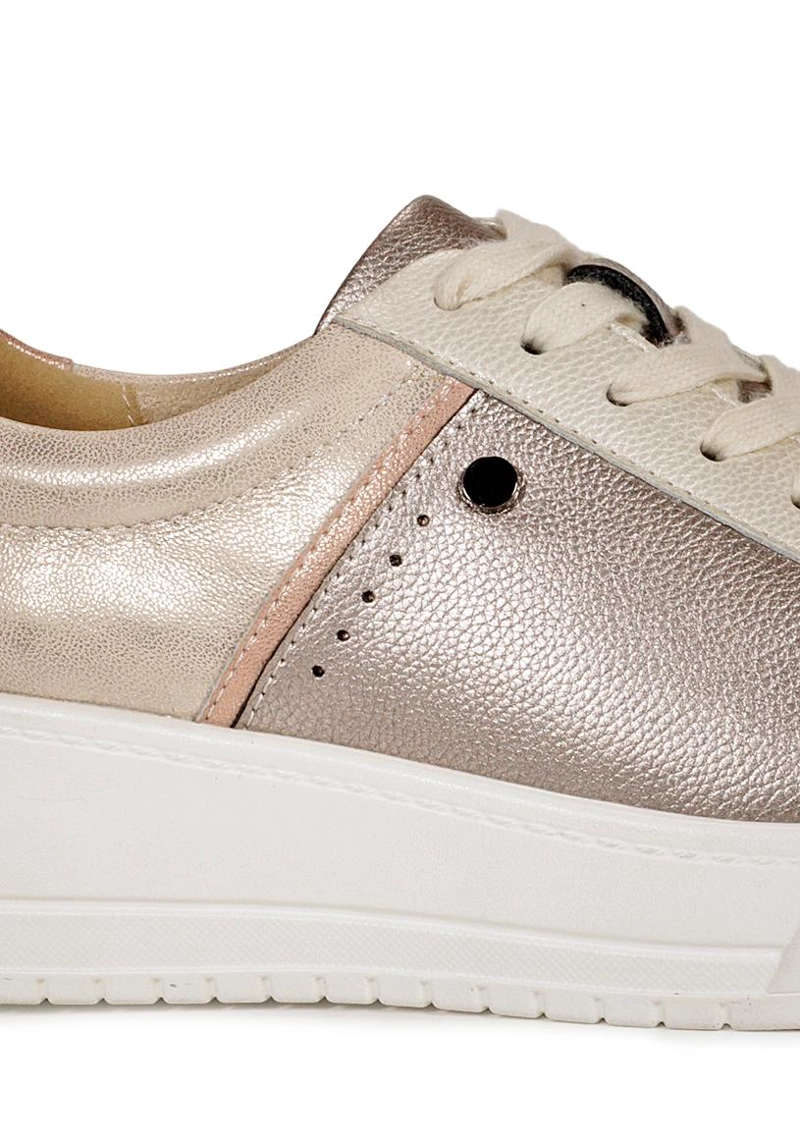 ZAPATILLA CUERO BORA BRONCE - 4