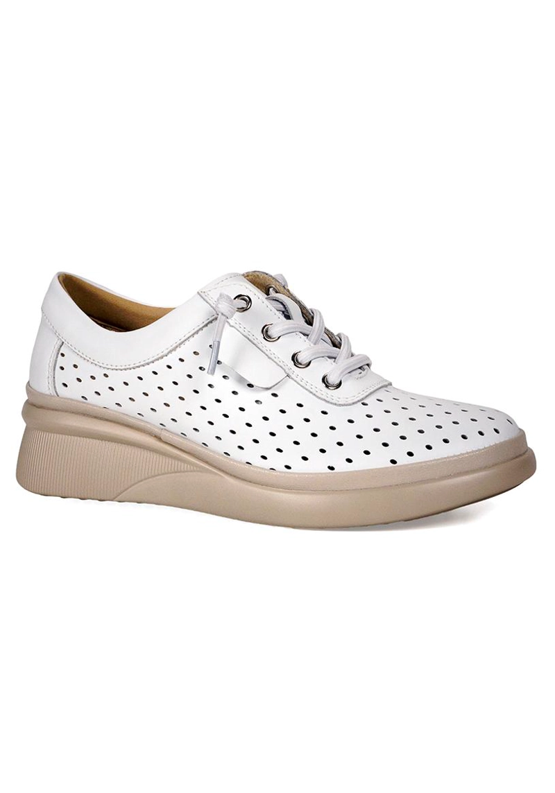 ZAPATILLA CUERO RUMBA BLANCO 36