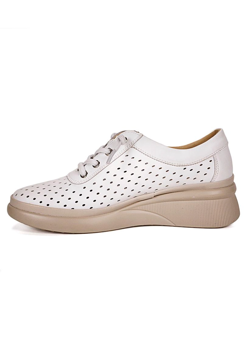 ZAPATILLA CUERO RUMBA BLANCO - 3