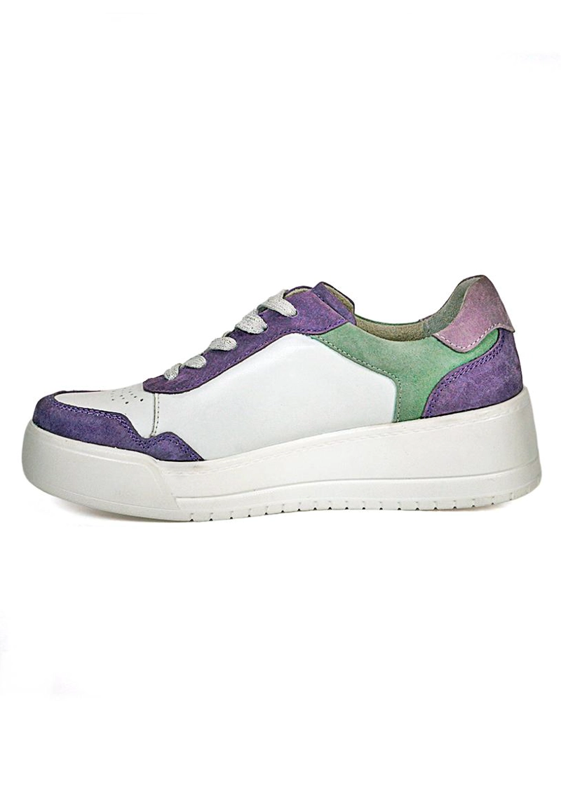 ZAPATILLA CUERO PANAMA VIOLETA - 3