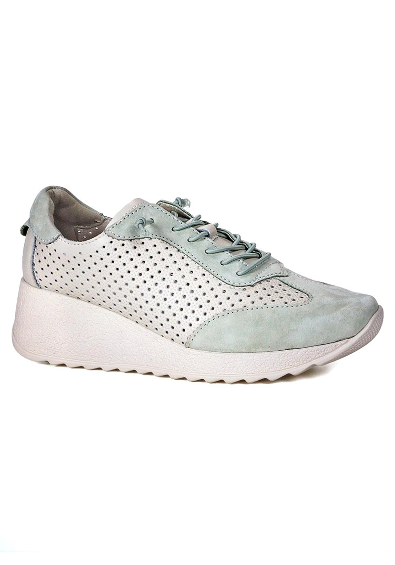 ZAPATILLA CUERO ZAMA BEIGE - 1