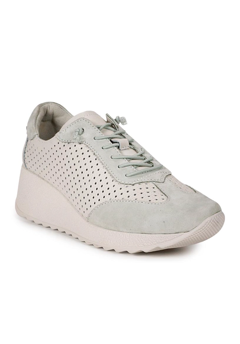 ZAPATILLA CUERO ZAMA BEIGE - 2